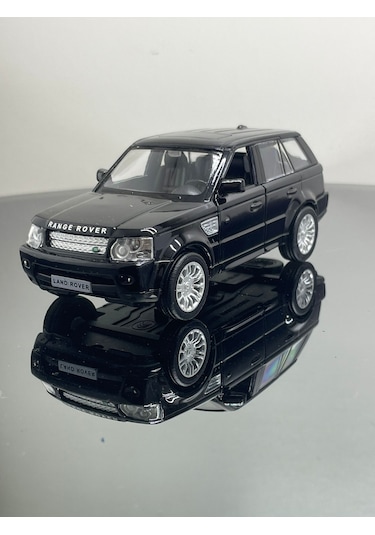 Land Rover 1:32 Ölçek Metal Çek Bırak Model Araba 12 Cm - Siyah