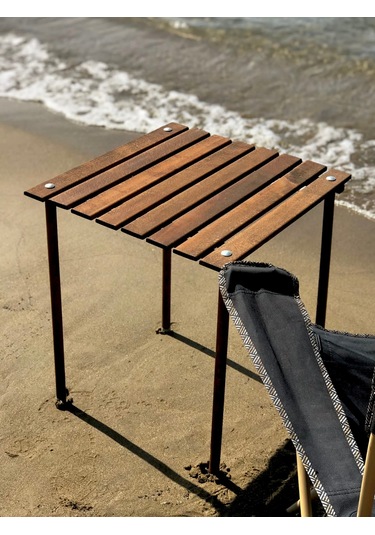 Bag The Joy Ahşap Masa Sandalye Seti Kahverengi-koyu Gri-50 50 50 Koyu Gri