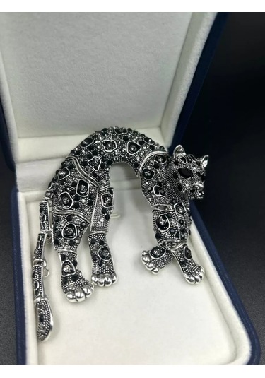 Scarlet Msk Broş Kaplan 214243911 Gri