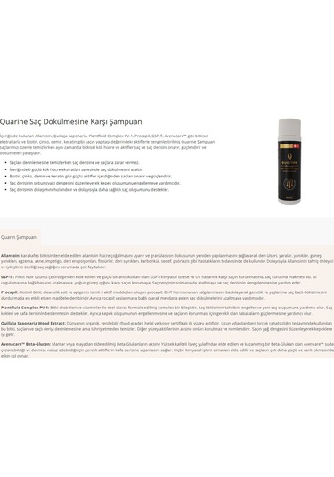 Dr. Sammy's Quarine Premium Şampuan 250ml Dökülen