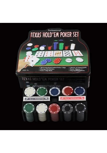 Texas Hold'em Poker Set 200 Chip