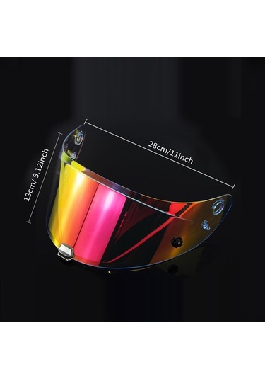Pazly Yedek Motosiklet Kaskı Vizörü Pc Malzeme - Hjc Rpha11/rpha70 Uygun