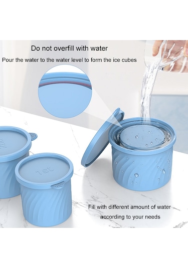 Sones Stanley Su Bardağı Silikon Buz Kalıbı Buz Küpleri Kolay Çıkarma, Renk: 2. Pembe Diğer