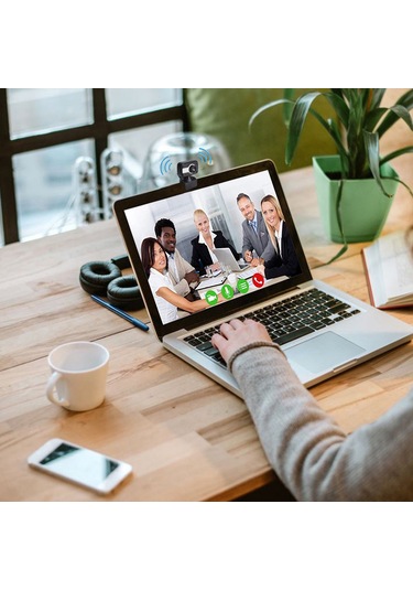 Reedark Usb Klipsli Hd Web Kamerası, Yerleşik Mikrofonlu Video Konferans Ve Çevrimiçi Dersler İçin Uygun Altın