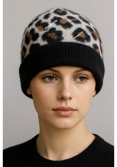 Ritagarcia Premium Soft Leopar Bere Siyah Leopar