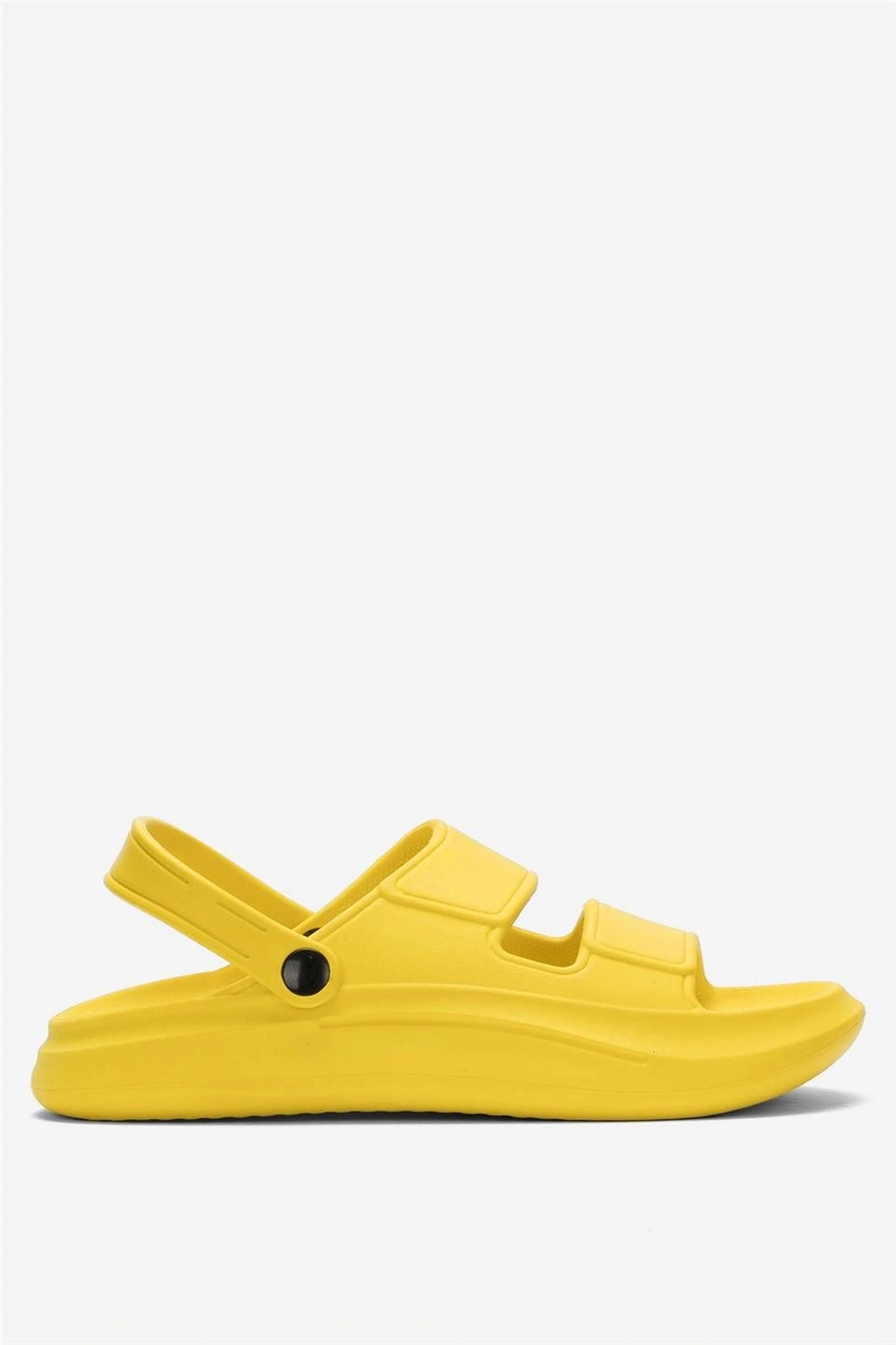 Unisex Ortopedik Deniz Havuz Terliği Sandalet Sarı Sarı