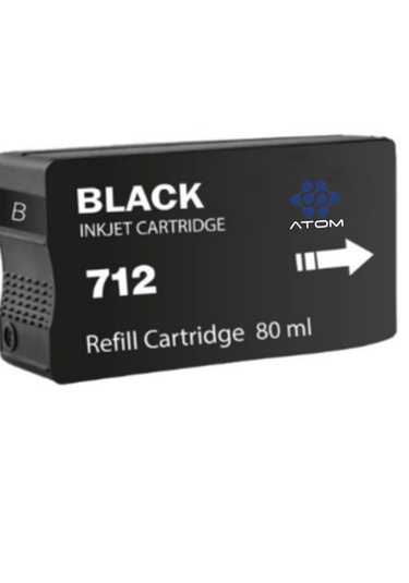 Atomplotter Hp 712 Black Kartuş 80ml