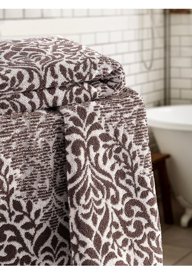 Jakarlı Havlu Set "karna Premium" Grande Havlu Seti 50x90 - 70x140 Cm A