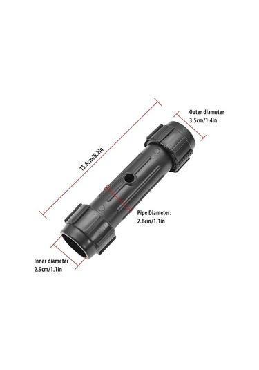 Flybuy Vidalı Siyah Siyah Parçası Kürek Kayak Ka Bağlantı Bağlantı Adet 2 Te