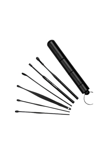 Ezere Paslanmaz Çelik Spiral Kulak Temizleme Seti 6'lı