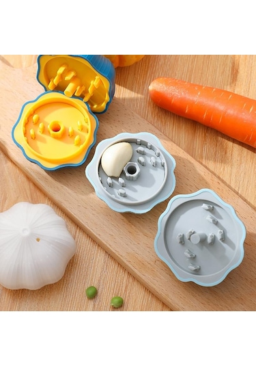 Kolay Çevirmeli Sarımsak Dişi Presi Ezici, Sarımsak Presi, Sarımsak Zencefil Çevirmeli Doğrayıcı, Manuel Sarımsak Kıyma Aleti Sıkacağı Doğrayıcı Sarımsak Mavi