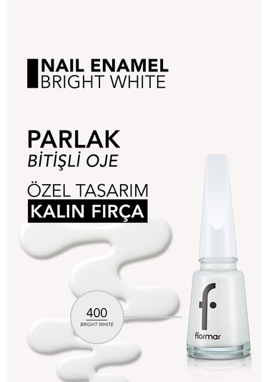 Flormar Nail Enamel Parlak Bitişli Oje 400