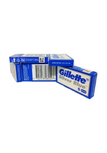 Gillette Silver Blue Tıraş Bıçağı Jilet 5 x 20'li