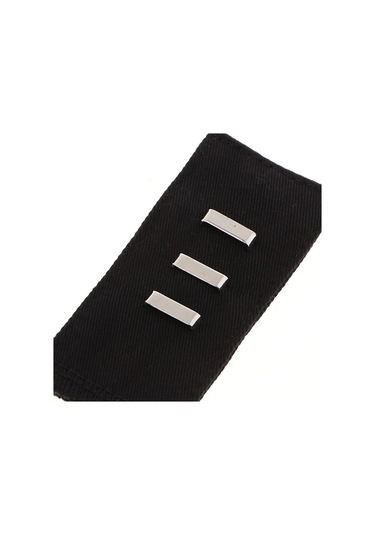 Suntek 1 Adet Ayarlanabilir Lastikli Pantolon Düğmeleri Dikiş Aksesuarları Siyah