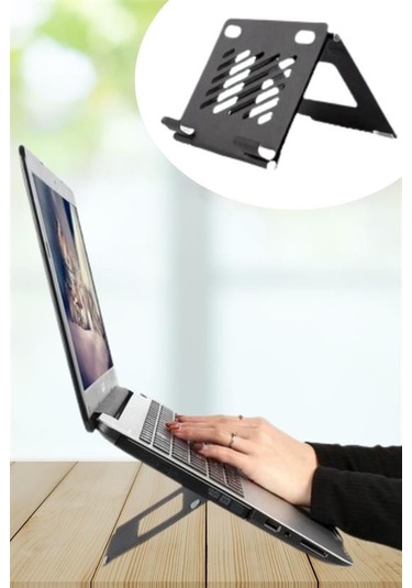 Ayarlanabilir Metal Dizüstü Destek Tabanı Katlanabilir Taşınabili