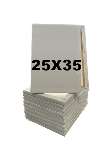 Moranka 4'lü 25X35 Tuval Çift Astarlı Arkadan Zımbalı Tuval