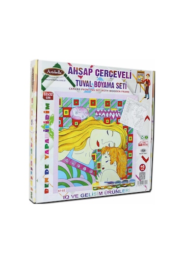 St-02 Artebella Tuval Boyama Seti 32x32 Cm