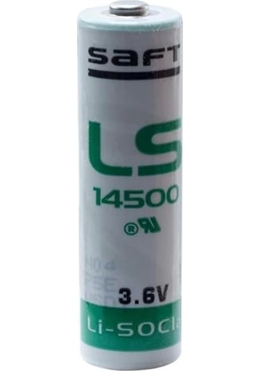 Saft 3.6 V Uzun 14500 Lityum Pil Terazi Pili