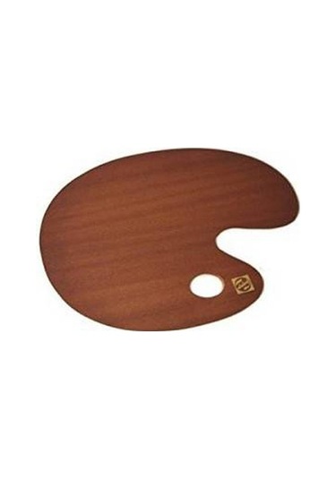 Talens Ahşap Oval Palet 25X35 Cm