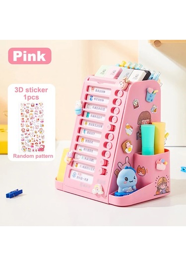 Wholesale11 360 Dönebilen Kalemlik Masaüstü Düzenleyici Büyük Mavi