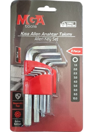 Mga Mg620015tk 9 Parça L Allen Anahtar Takımı/seti