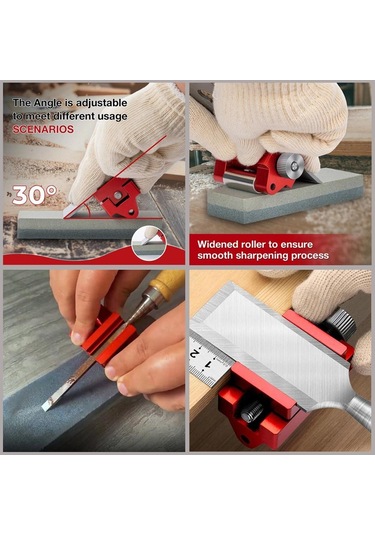 Jms Açı Ayarlanabilir Kalemtıraş Perforatör Ağaç İşleme Bileme Aracı