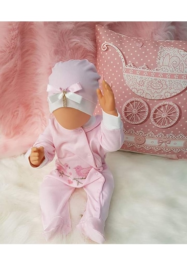 Candys Bebe Kız Bebek Tulum Pembe