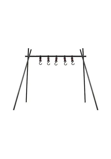 Dancemonkey Shinetrip A014-h0s Alüminyum Üçgen Piknik Tencere Askı Sistemi Altın