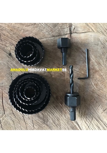 Baytec 11Parça Panç Buat Seti Ahşap Delici Set Alçipan Delme Seti