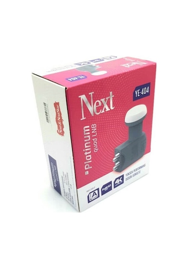 Next Ye 404 Platinum Quad Dört Çıkışlı Lnb 0.1 Db 4K Uhd