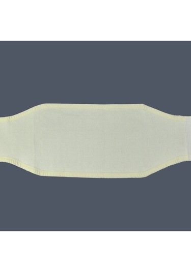 Saf Yün Ortopedik Angora Cırtlı Korse Krem