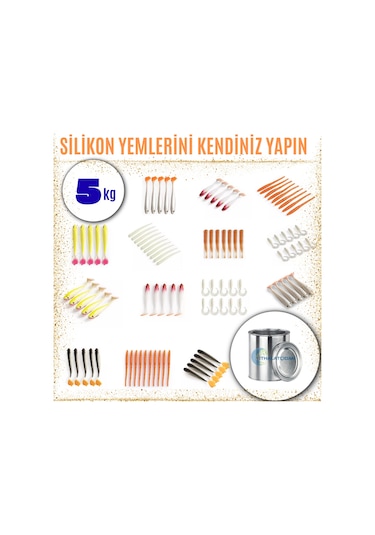 Silikon Balık Yemi Ham Maddesi 15 Shore 5kg