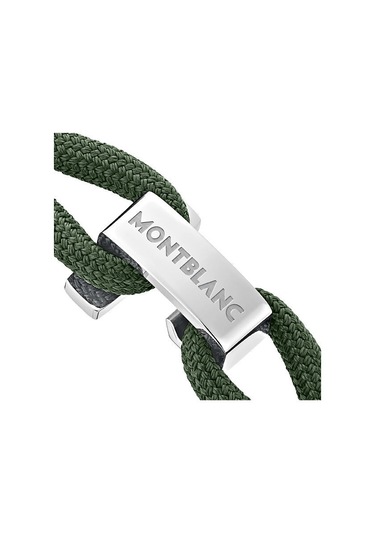 Montblanc Yeşil Wrap Me Bileklik Naylon Ve Çelikten 12838468 Yeşil