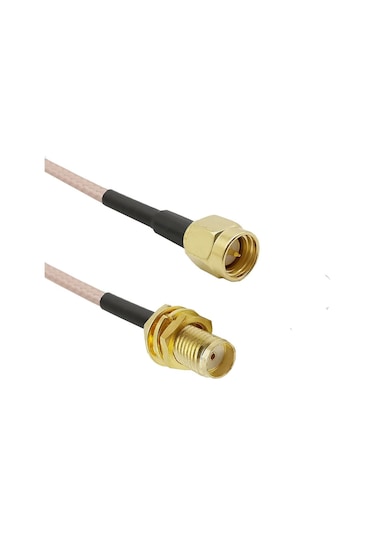 Rg316 10cm Sma Erkek Dişi Kablo Rf Uzatma Kablosu 50 Ohm 0-6ghz Koaksiyel Wifi Gsm Gprs Anten
