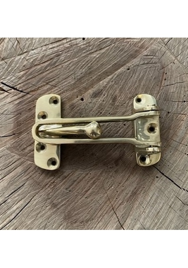 Dmr Gold Sarı Pirinç Çelik Kapı Emniyet Kelepçesi Emniyet Aparatı