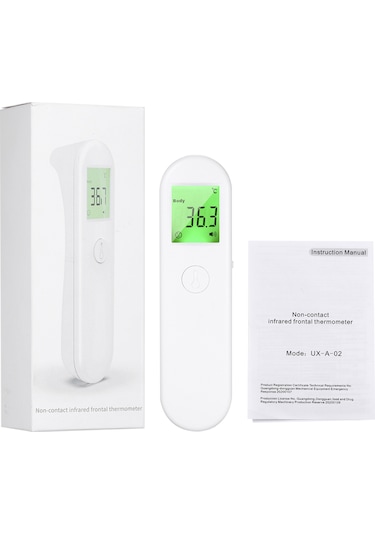 Vkemall Temassız Ir Kızılötesi Termometre Alın Sıcaklığı Ölçümü Üç Renk Arka Aydınlatmal