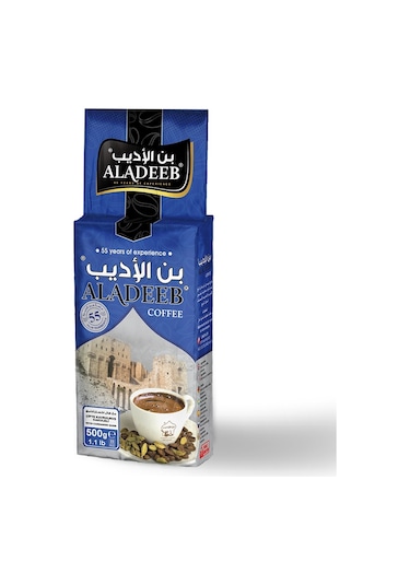Aladeeb Çifte Kavrulmuş Kakuleli Türk Kahvesi 500 G