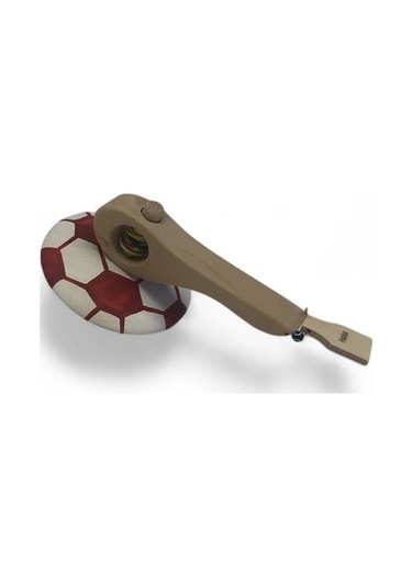 Fırtına Top Ahşap Topaç Kırmızı