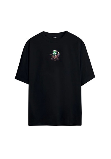 Ogc Bebek Zombi Oversize Unisex T-shirt Siyah