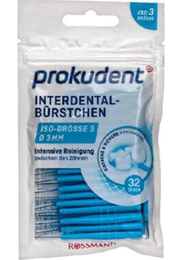 Prokudent Arayüz Fırçası 32'li Tel Çapı 0.6 MM / Dış Çapı 3 MM