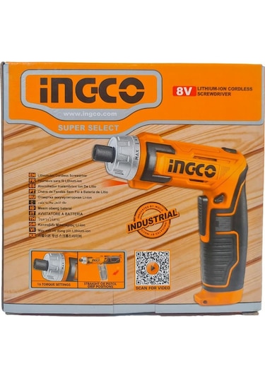 Ingco CSDLI0802 8V Li-ion Akülü Vidalama