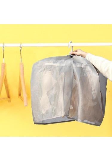 Pazly Toz Suntek Rafı Örtüsü Kurutma Için Giysi Dolap Depolama Balkon Ov Gri