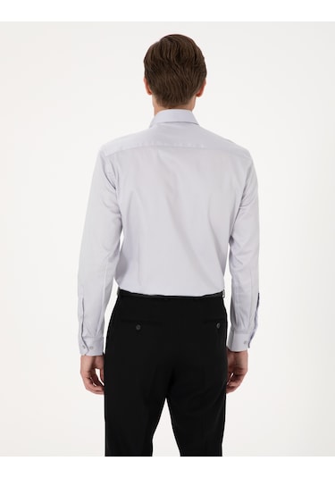Pierre Cardin Erkek Gri Gömlek Basic 50305127-vr024 Gri
