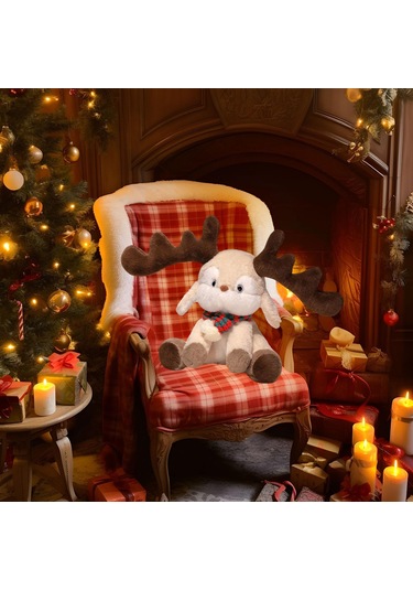 Suntek Yılbaşı Peluş Oyuncak Hediyeleri Yastık Oturma Odası Için Geyik