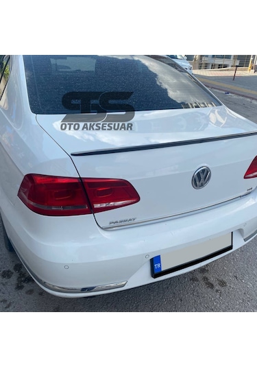 Volkswagen Passat B6 - B7 - B8 Type 2006 - 2020 Uyumlu Bagaj Üstü Spoiler Piano Black