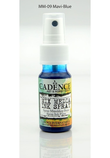 Cadence Mix Media Ink Sprey Mürekkep Boyası 25Ml - Mm09 Mavi