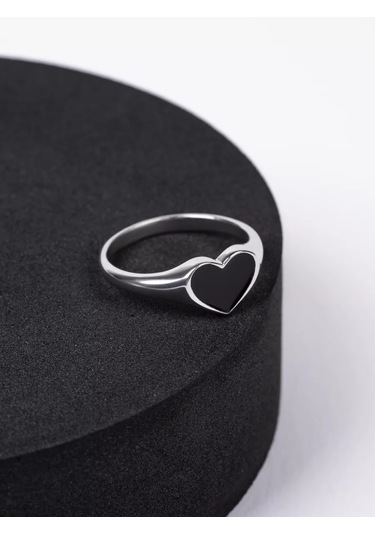 Sılverme 925 Ayar Gümüş Kalp Yüzük. 177167478 Gümüş