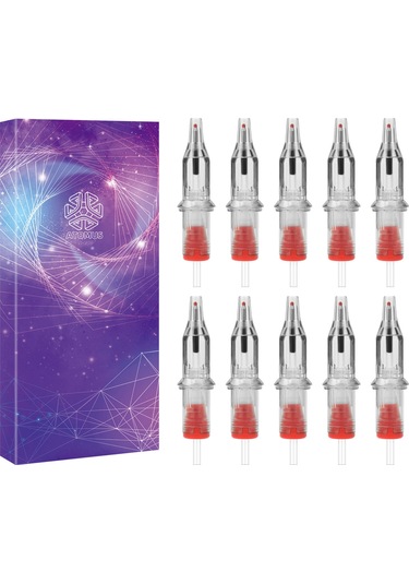 Aubyhe Tattoo Uygulama Kalemi 10 Adet - 0.5mm Uç, Yüksek Kalite Pvc, Yeni Başlayanlar İçin, Uygulama Derisi Ve Kağıt Üzerinde Kullanım, Çeşitli Spinner Ve Makinalarla Uyumlu