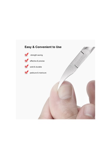 Reedark Stainless Steel Ingrown Toenail Clipper - Thick Nails, Rose Gold, Practical Nail Care Tool