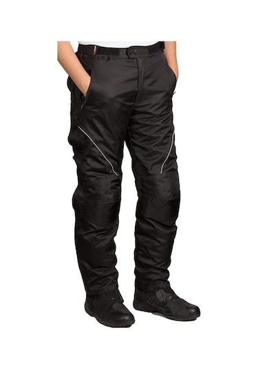 Tex 1095 Yandan Fermuarlı Motosiklet Pantolonu 64867 Siyah